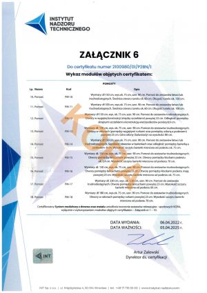 Certyfikat 980_1 KORA-7_page-0001-1